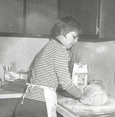 making bread